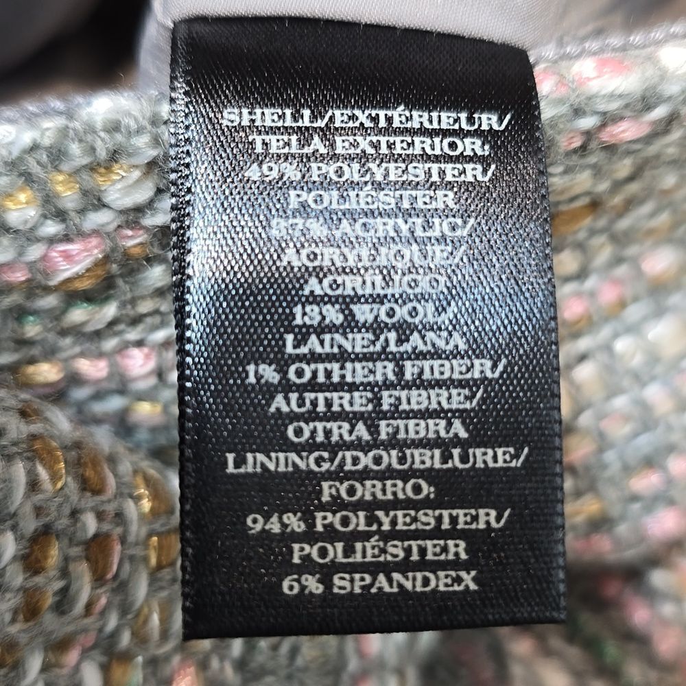 Ann Taylor Pastel Tweed Pencil Skirt - Picture 13 of 16